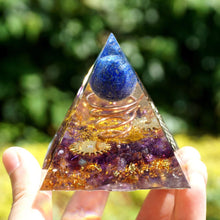 Charger l'image dans la galerie, Lapis Lazuli Sphere Amethyst Pyramid