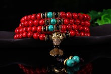 Charger l'image dans la galerie, Red Pine Stone Mala