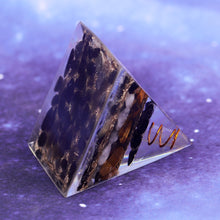 Charger l'image dans la galerie, Obsidian Tiger Eye Pyramid