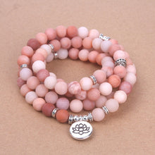 Charger l'image dans la galerie, Frosted Pink Aventurine Mala