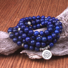 Charger l'image dans la galerie, Lapis Lazuli Mala Bracelet