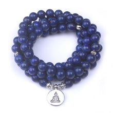 Charger l'image dans la galerie, Lapis Lazuli Mala Bracelet