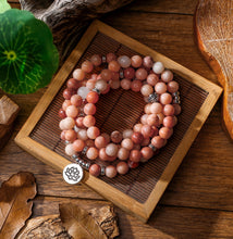 Charger l'image dans la galerie, Pink Aventurine Mala Bracelet
