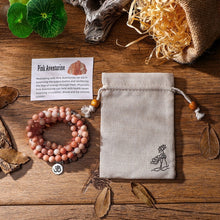 Charger l'image dans la galerie, Pink Aventurine Mala Bracelet