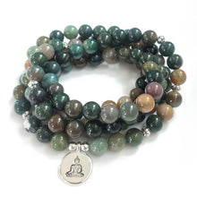 Charger l'image dans la galerie, Indian Onyx Mala Bracelet