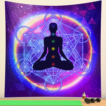 Load image into Gallery viewer, Meditation Chakra Tapestry

