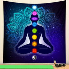 Load image into Gallery viewer, Meditation Chakra Tapestry
