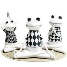 Charger l'image dans la galerie, White Yoga Meditation Frog