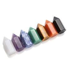Charger l'image dans la galerie, 7 Chakra Mini Crystal Points