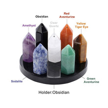 Charger l'image dans la galerie, 7 Chakra Mini Crystal Points