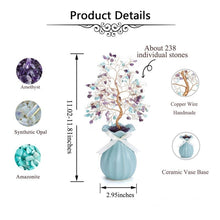 Charger l'image dans la galerie, Crystal Tree Ceramic Vase