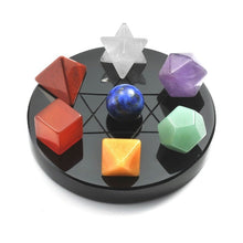 Load image into Gallery viewer, 7 Chakra Mini Crystal Geometry
