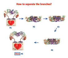 Charger l'image dans la galerie, Crystal Heart Tree (2 Pcs)