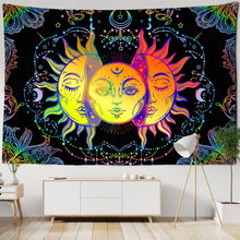 Load image into Gallery viewer, Colorful Sun Moon Tapestry