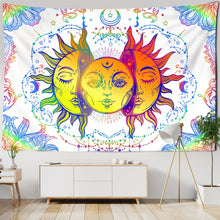Load image into Gallery viewer, Colorful Sun Moon Tapestry