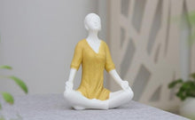 Charger l'image dans la galerie, White Ceramic Yoga Girl Figurines