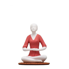 Charger l'image dans la galerie, White Ceramic Yoga Girl Figurines
