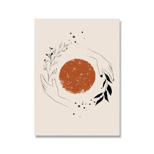 Charger l'image dans la galerie, Mystic Hand Sun Moon Print