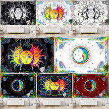Load image into Gallery viewer, Colorful Sun Moon Tapestry