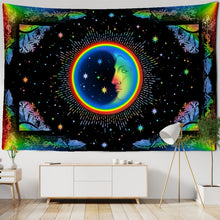 Load image into Gallery viewer, Colorful Sun Moon Tapestry