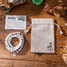 Charger l'image dans la galerie, Howlite Mala Bracelet