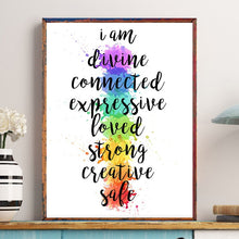 Load image into Gallery viewer, Chakra Poster Canvas