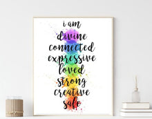 Load image into Gallery viewer, Chakra Poster Canvas