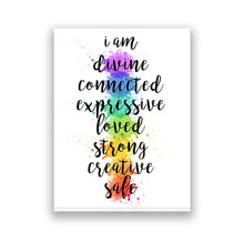 Load image into Gallery viewer, Chakra Poster Canvas
