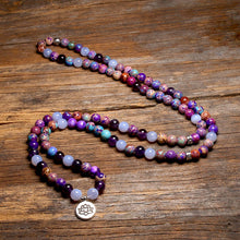 Charger l'image dans la galerie, Mixed Purple Agate Mala