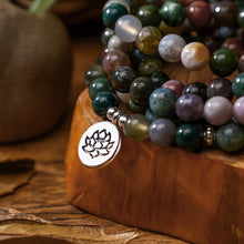 Charger l'image dans la galerie, Indian Agate Mala Bracelet