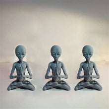 Load image into Gallery viewer, Meditating Alien Statue

