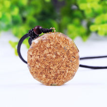 Charger l'image dans la galerie, Luminous Zircon Sri Yantra Orgonite Necklace
