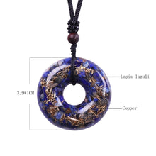 Charger l'image dans la galerie, Lapis Lazuli Doughnut Necklace
