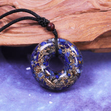Charger l'image dans la galerie, Lapis Lazuli Doughnut Necklace
