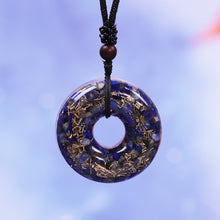 Load image into Gallery viewer, Lapis Lazuli Doughnut Necklace
