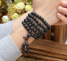 Charger l'image dans la galerie, Lava Rock Stone Mala Bracelet