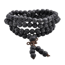 Charger l'image dans la galerie, Lava Rock Stone Mala Bracelet
