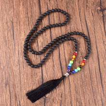 Charger l'image dans la galerie, Lava Stone Chakra Mala