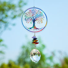 Charger l'image dans la galerie, Chakra Tree of Life Suncatcher