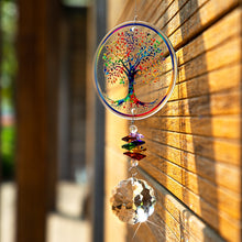 Charger l'image dans la galerie, Chakra Tree of Life Suncatcher