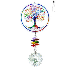 Charger l'image dans la galerie, Chakra Tree of Life Suncatcher