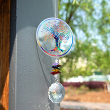 Charger l'image dans la galerie, Chakra Tree of Life Suncatcher