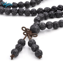 Charger l'image dans la galerie, Lava Rock Stone Mala Bracelet