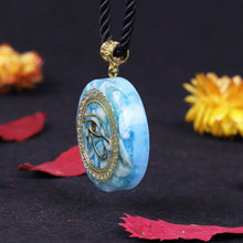 Charger l'image dans la galerie, Amazonite Horus Eye Necklace