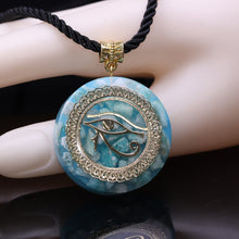 Charger l'image dans la galerie, Amazonite Horus Eye Necklace
