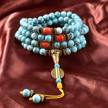 Charger l'image dans la galerie, Turquoise Mala Bracelet