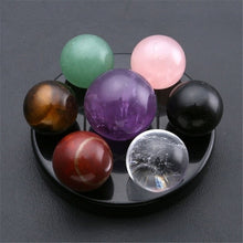 Load image into Gallery viewer, 7 Chakra Mini Crystal Balls
