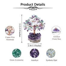 Charger l'image dans la galerie, Crystal Tree Amethyst Cluster Base