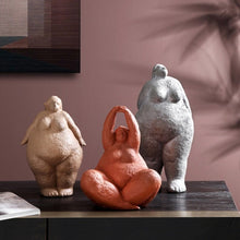 Charger l'image dans la galerie, Yoga Fat Lady Figurines