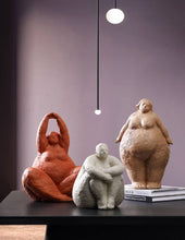 Charger l'image dans la galerie, Yoga Fat Lady Figurines
